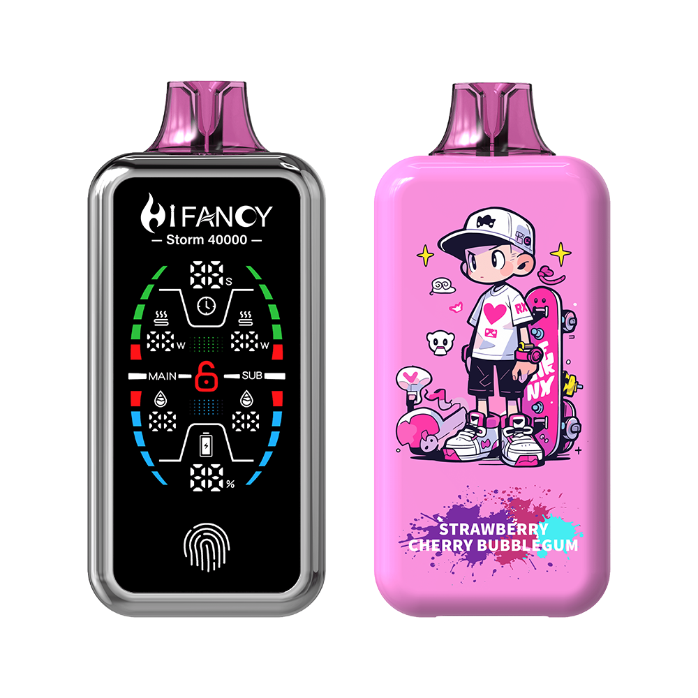 HIFANCY STORM 40000 PUFF Strawberry Cherry Bubblegum